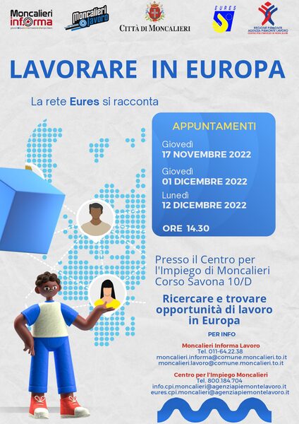 LAVORARE IN EUROPA - Strumenti e consigli per chi cerca lavoro nell’Unione Europea - 12 dicembre