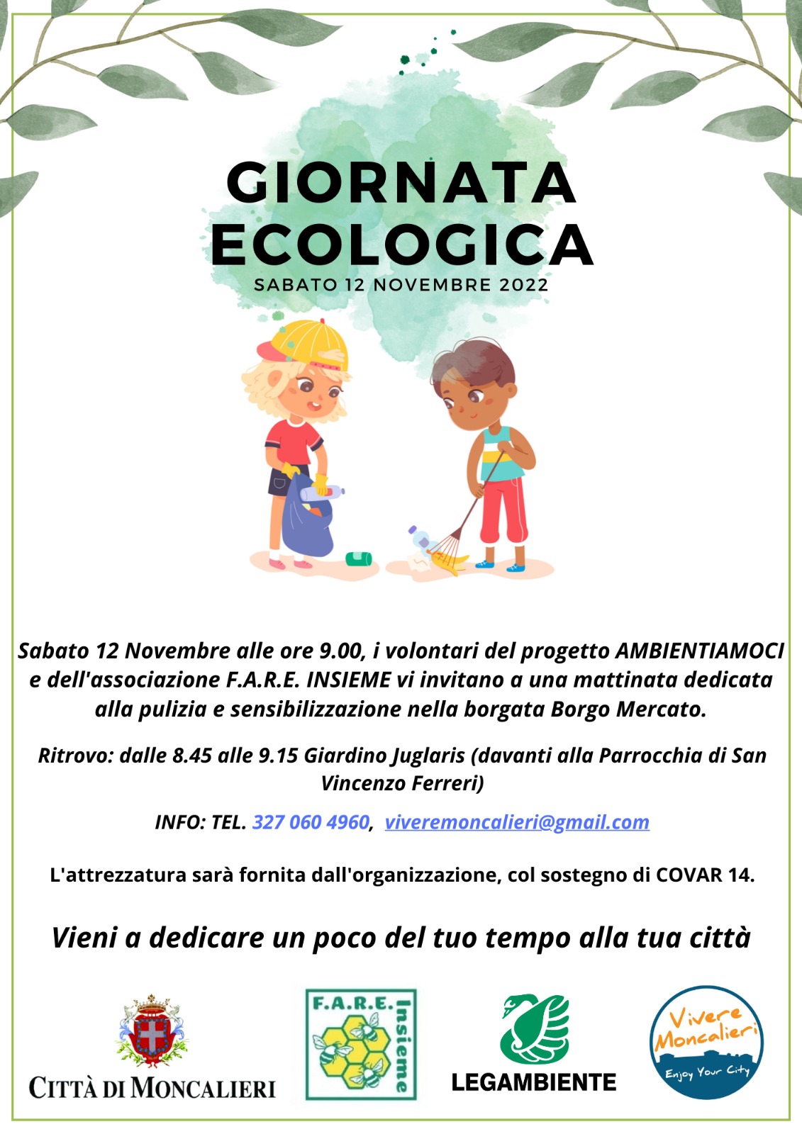 Giornata Ecologica - Sabato 12 novembre