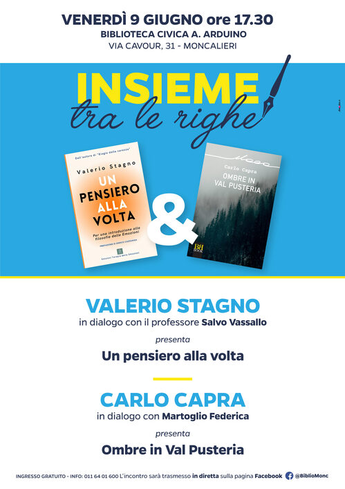 INSIEME TRA LE RIGHE - VALERIO STAGNO e CARLO CAPRA presentano i loro libri