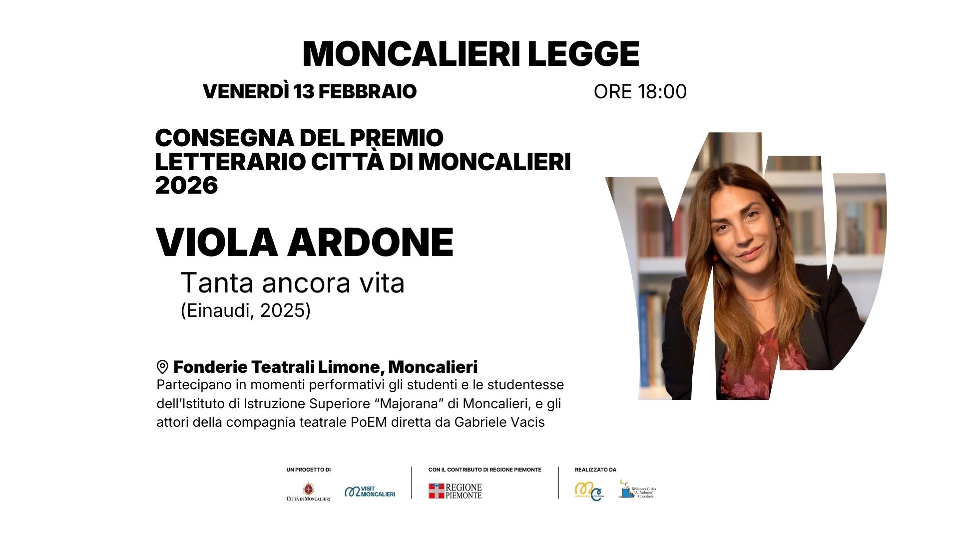 PREMIO LETTERARIO CITTA' DI  MONCALIERI 2026