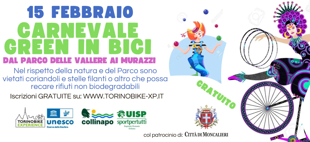 CARNEVALE GREEN IN BICI