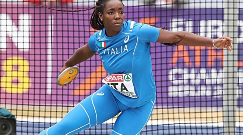 MONCALIERI – Daisy Osakue vince il titolo italiano nel lancio del disco MONCALIERI – Daisy Osakue vince il titolo italiano nel lancio del disco
