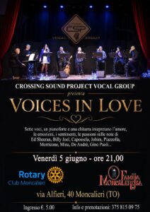 VOICES IN LOVE - una serata di musica e grandi voci dal vivo