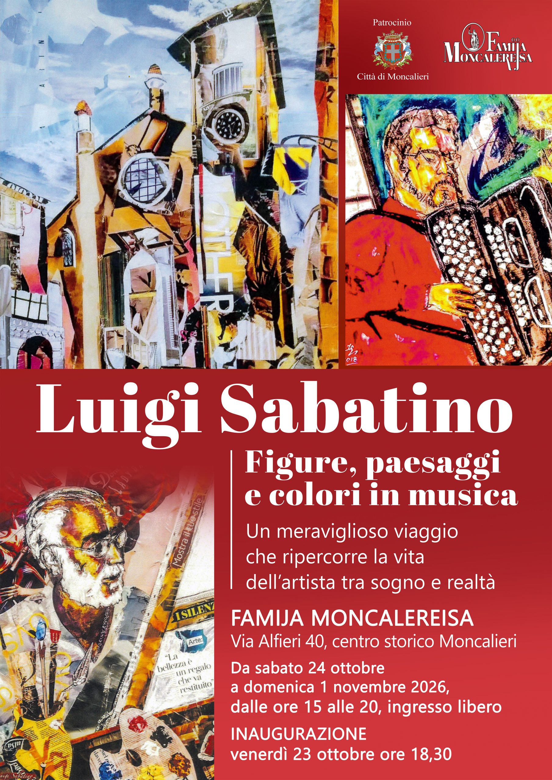 LUIGI SABATINO: MOSTRA, PAESAGGIO E COLORI IN MUSICA